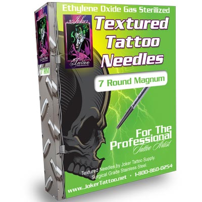 Round Magnum Textured Tattoo Needles